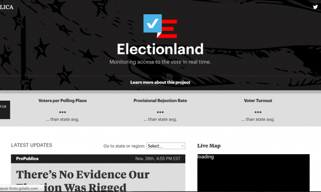 Electionland: ProPublica garde un oeil sur les votes