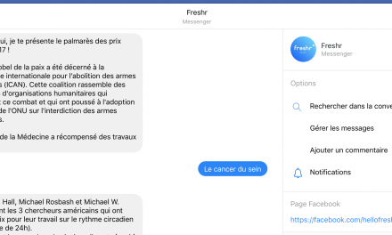 Freshr vous informe