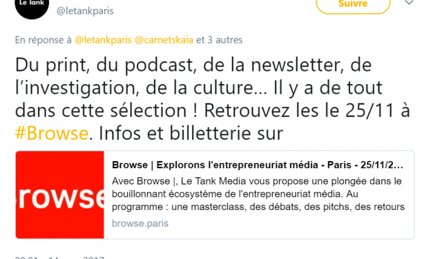 Le Tank Media dévoile les cinq finalistes de son programme d&rsquo;accompagnement