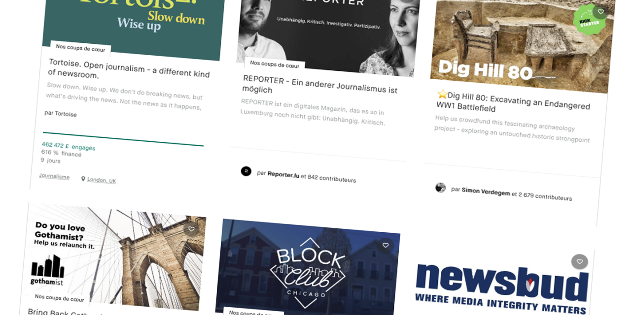 2018, année record pour le journalisme sur Kickstarter