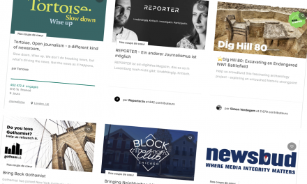 2018, année record pour le journalisme sur Kickstarter
