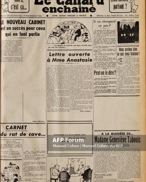 Le Canard enchainé:  le bec dans l&rsquo;eau depuis le début de l&rsquo;année